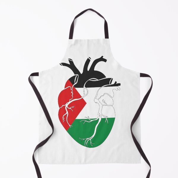 Item preview, Palestine Flag Heart designed and sold by MagiqueStickers ⭐⭐⭐⭐⭐.