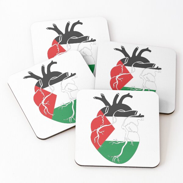 Item preview, Palestine Flag Heart designed and sold by MagiqueStickers ⭐⭐⭐⭐⭐.