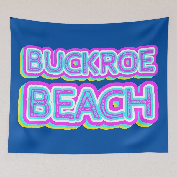 Item preview, Buckroe Beach Retro Typography designed and sold by ArtNoveltee.