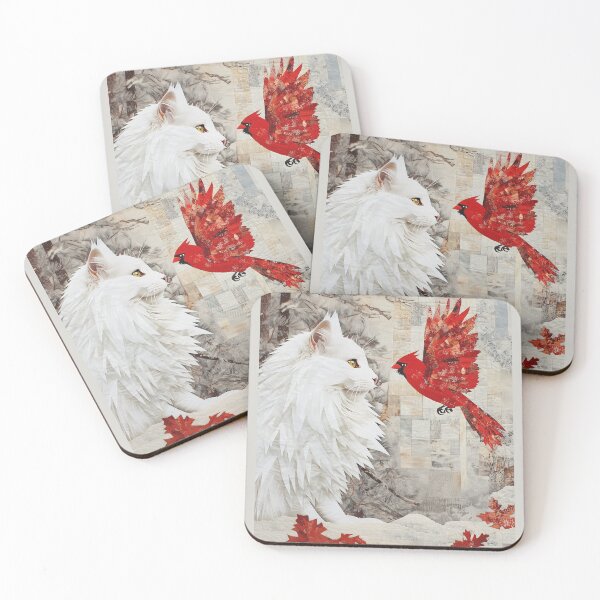 Item preview, Snowy and the Cardinal designed and sold by WitsandWonders.