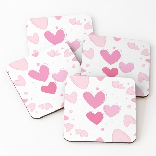 Item preview, Pink hearts  designed and sold by Tiatooty.