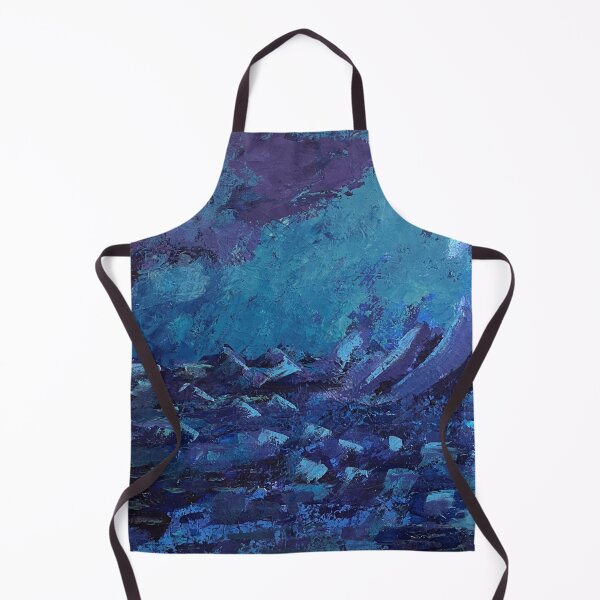 Item preview, Pacific blue, oil on  canvas  designed and sold by Kat Lindsey.