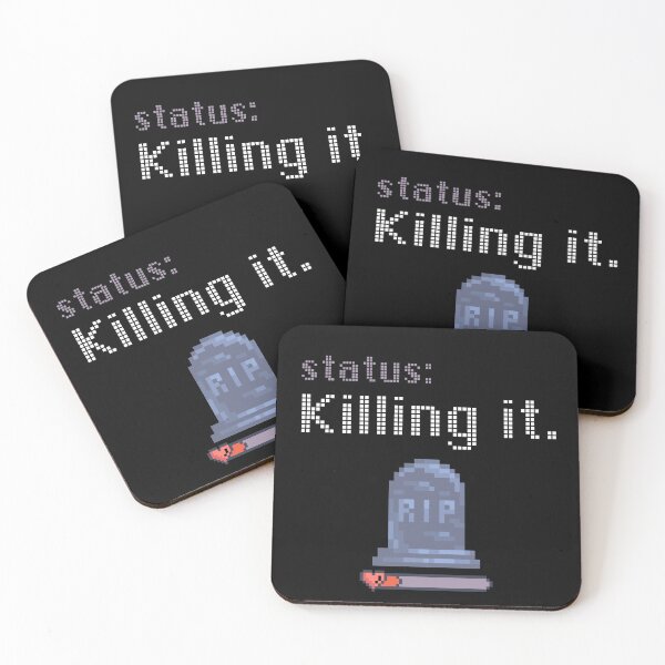 Item preview, Status: Killing It (The Dark Side) designed and sold by caFUNated.