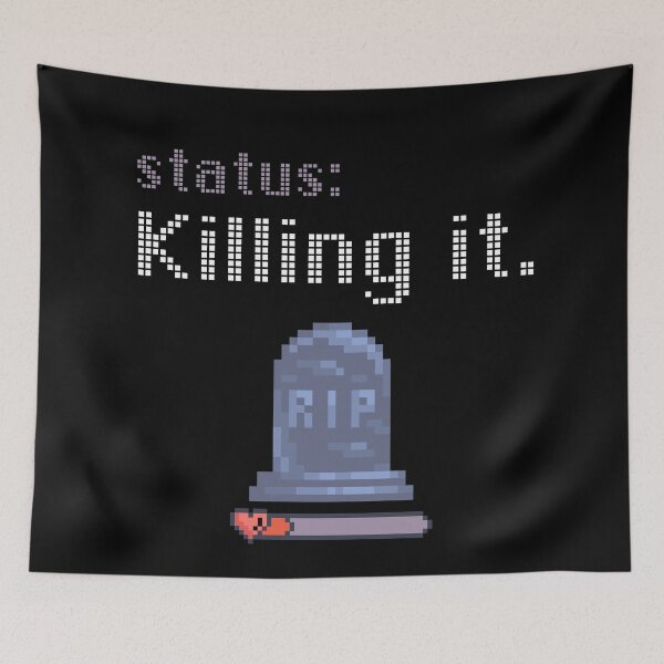 Item preview, Status: Killing It (The Dark Side) designed and sold by caFUNated.