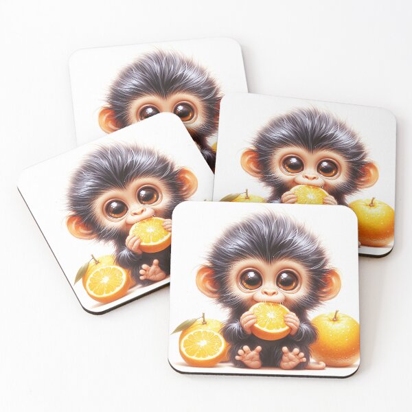 Item preview, Little Monkey And A Orange designed and sold by J-CCreations.