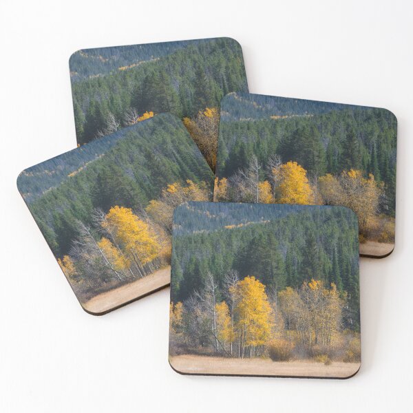Item preview, Yellow Aspen Trees autumn landscape photograph designed and sold by art64.