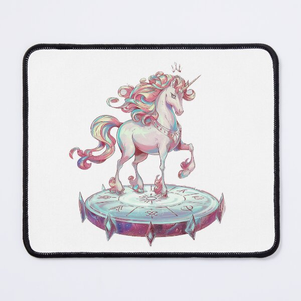 Item preview, majestic unicorn standing on a mystical anolith designed and sold by ayoolite.