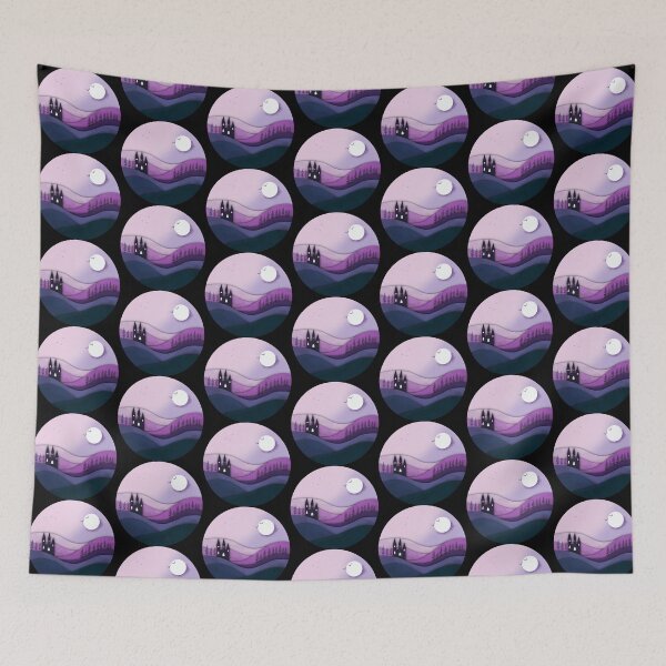 Item preview, Hallowe’en Landscape.    Moonlit Mysteries  designed and sold by Shimmersnap.