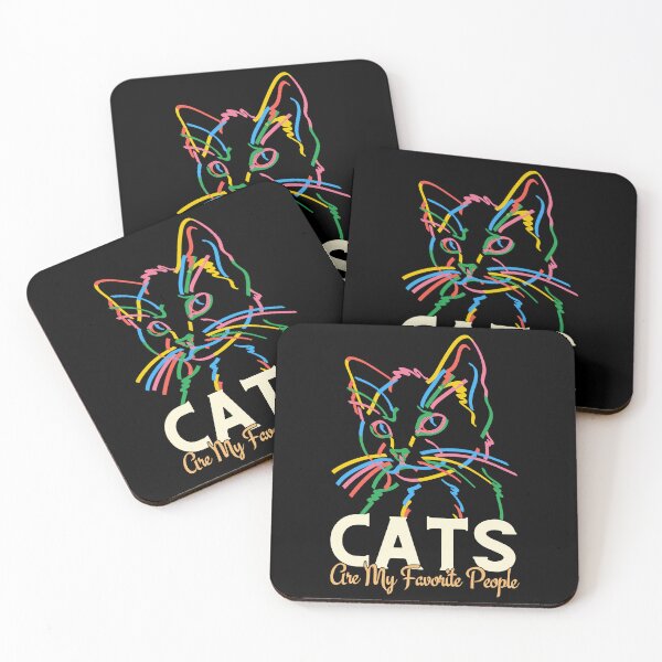 Item preview, Cats Are My favorite People Design designed and sold by ProWittyDesigns.