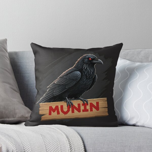 Item preview, Munin logo fondo negro designed and sold by Munin Store.