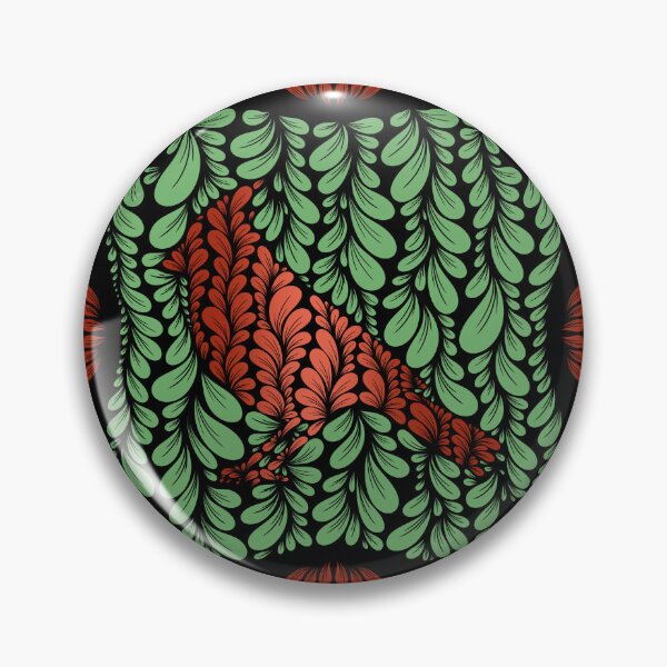 Item preview, Zen Flower Petal Art - Red Cardinal for Christmas  designed and sold by SpeakBoldly.