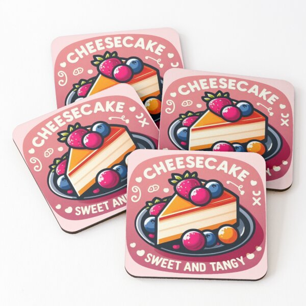 Item preview, Cheesecake Delight - Sweet and Tangy Berry Brownies Illustration designed and sold by Yas_oma.