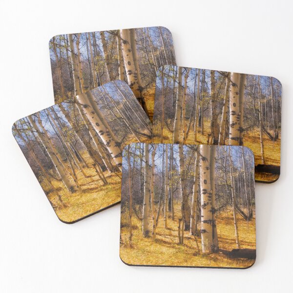 Item preview, Golden Carpet Aspen Trees autumn landscape photograph designed and sold by art64.