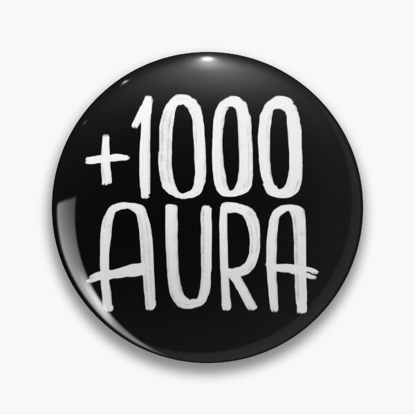 Artikelvorschau, Jugendwort, +1000 Aura entworfen und verkauft von badlydrawnbabe.
