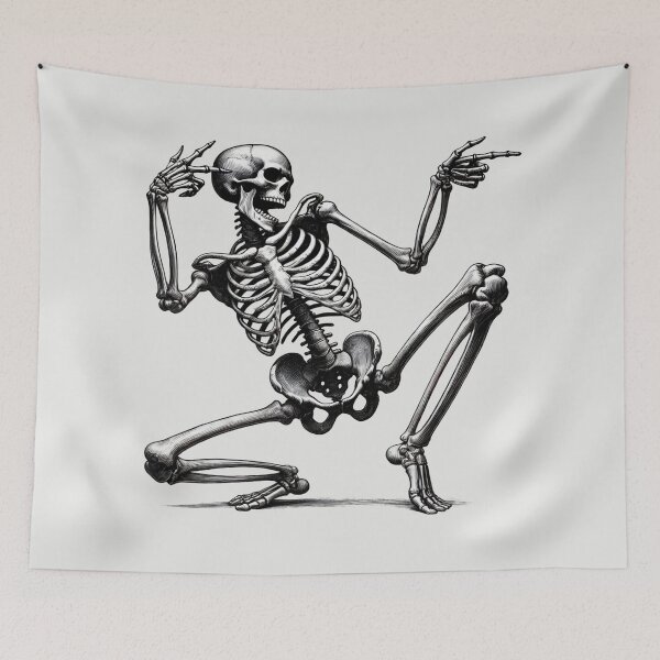Item preview, Chill Skeleton designed and sold by Blink Art Studio.