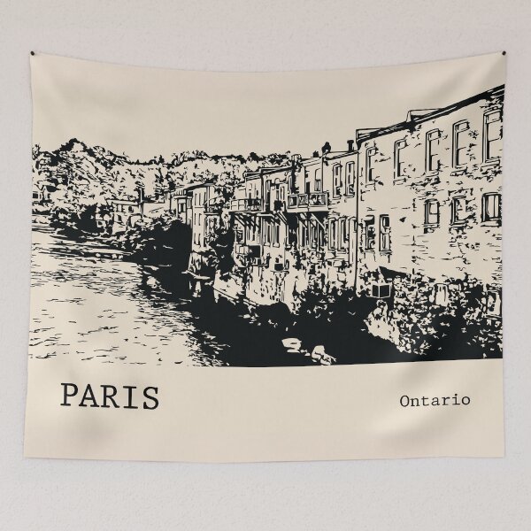 Item preview, Paris Ontario designed and sold by Lakeric Cityscapes.