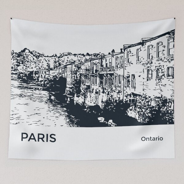 Item preview, Paris Ontario designed and sold by Lakeric Cityscapes.