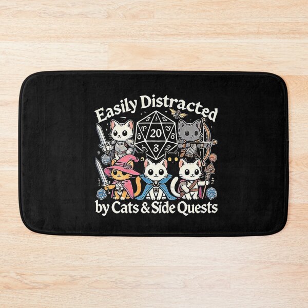 Item preview, Adorable RPG Cats with Side Quests - Funny Cat Lover Design designed and sold by love3617.