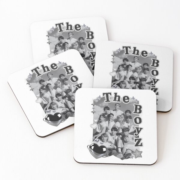 Item preview, The BOYZ K-pop Group Black and White Collage designed and sold by AJUNICE STUDIO.