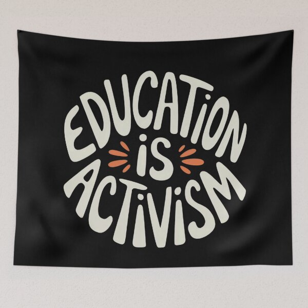 Item preview, Education is Activism Teacher Student designed and sold by Anniko Art Studio.