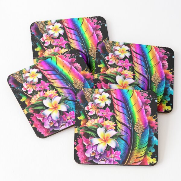 Item preview,  vibrant plumeria flowers, designed and sold by aipaint.