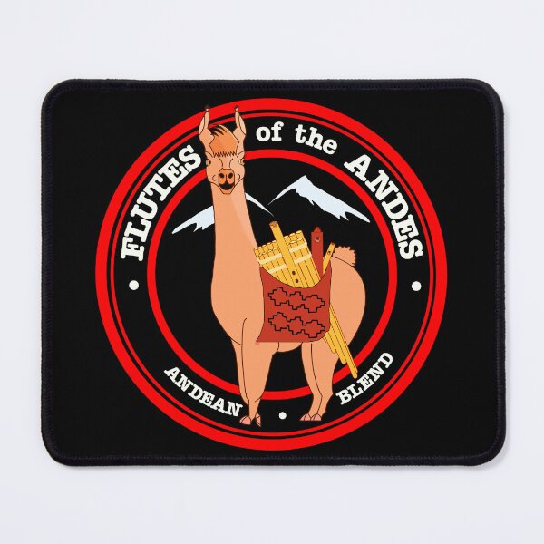 Item preview, Flutes of the Andes Logo featuring Lela the Llama. designed and sold by Ulises Pineda.