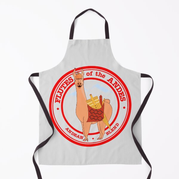 Item preview, Flutes of the Andes Logo featuring Lela the Llama. designed and sold by Ulises Pineda.