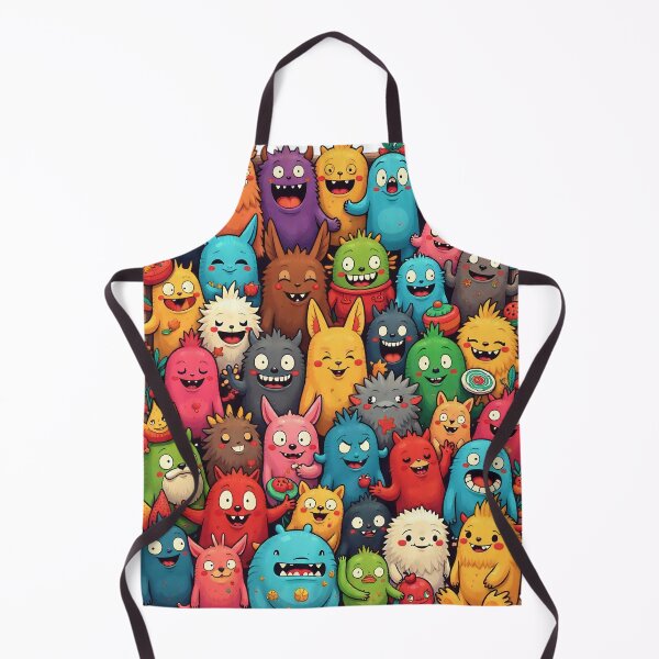 Item preview, FALL COLORS COLORFUL FUNNY CUTE MONSTERS CREATURES #2 designed and sold by Arts4U.
