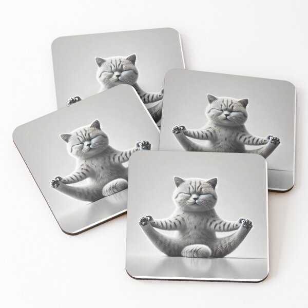 Item preview, Would You Like To Do Yoga With This Cat? designed and sold by NoelaniArt.