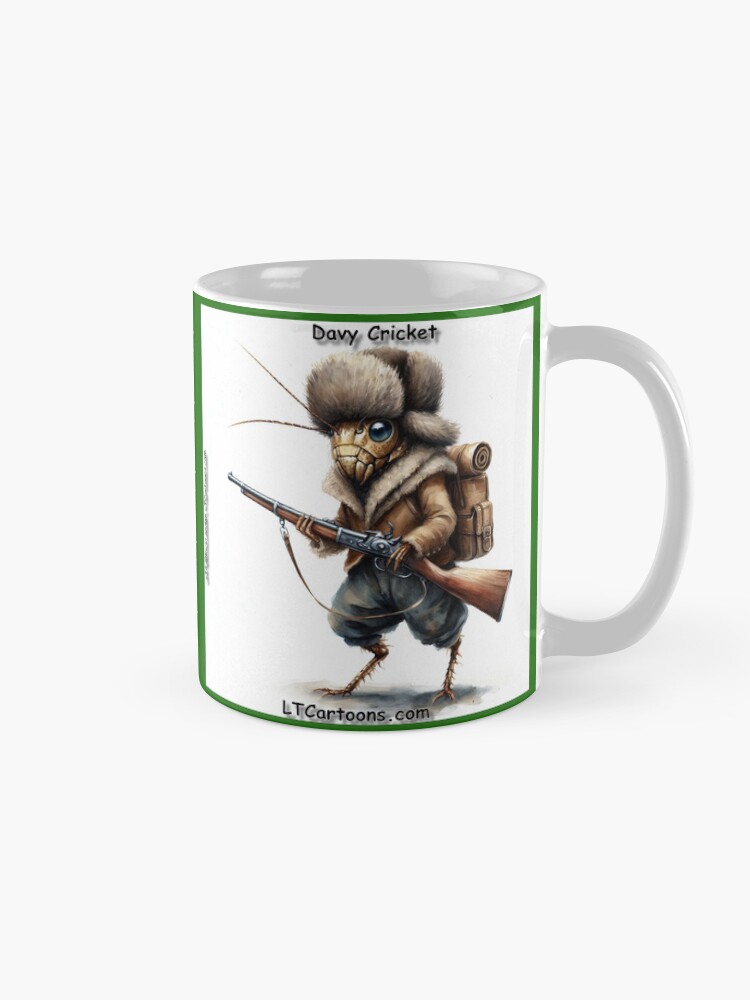 Thumbnail 5 of 6, Coffee Mug, Davy Cricket designed and sold by ltcartoons.