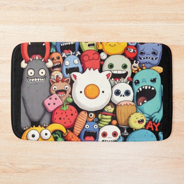 Item preview, FUNNY CUTE RANDOM COLORFUL MONSTERS CREATURES #3 designed and sold by Arts4U.