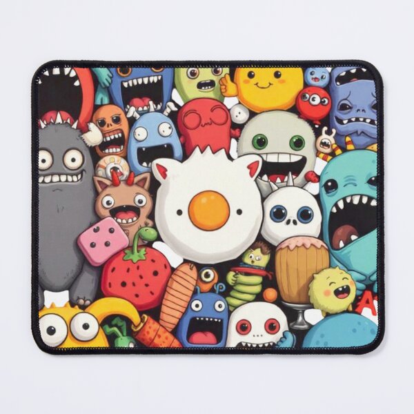 Item preview, FUNNY CUTE RANDOM COLORFUL MONSTERS CREATURES #3 designed and sold by Arts4U.