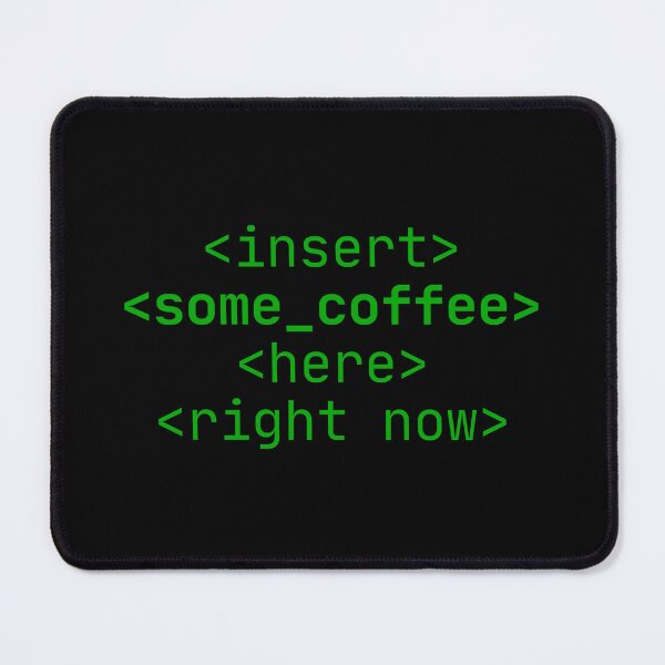 Item preview, Insert Some Coffee Code  designed and sold by PientkaArt.