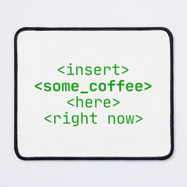 Item preview, Insert Some Coffee Code  designed and sold by PientkaArt.
