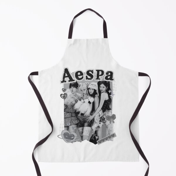 Item preview, Aespa Black and White Collage Design K-pop Group Black and White Collage designed and sold by AJUNICE STUDIO.