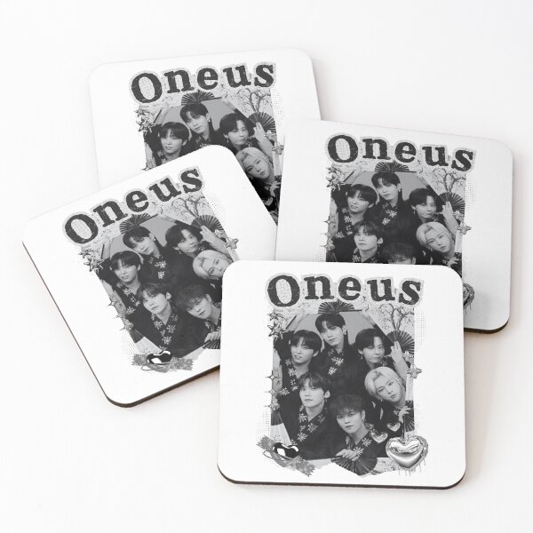 Item preview, ONEUS K-pop Group Black and White Collage designed and sold by AJUNICE STUDIO.