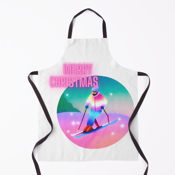 Item preview, Merry Christmas Skier in the sparkling snow designed and sold by sweetees4u.