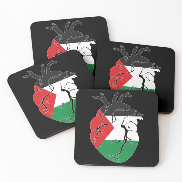 Item preview, Palestine Flag Heart designed and sold by MagiqueStickers ⭐⭐⭐⭐⭐.