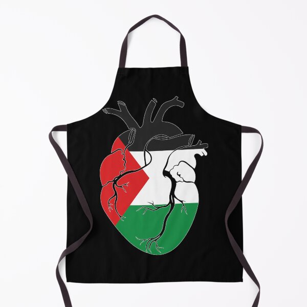 Item preview, Palestine Flag Heart designed and sold by MagiqueStickers ⭐⭐⭐⭐⭐.