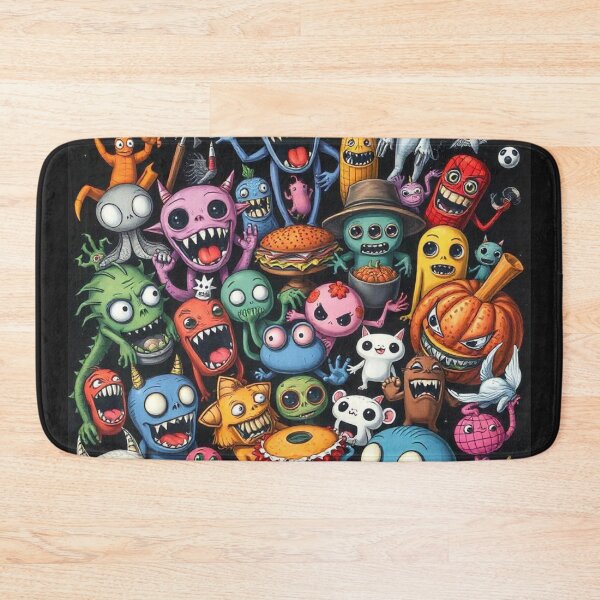 Item preview, SPOOKY FUNNY CREEPY CUTE RANDOM UNIQUE MONSTERS FOOD ART #4 designed and sold by Arts4U.