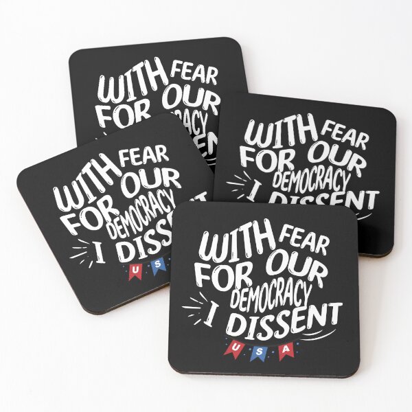 Item preview, Fear For Our Democracy I Dissent T-Shirt designed and sold by ANNINOART ⭐⭐⭐⭐⭐.