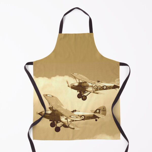 Item preview, Hawker Hind and Hawker Demon flying in formation, sepia-toned version designed and sold by MartinPhotos.