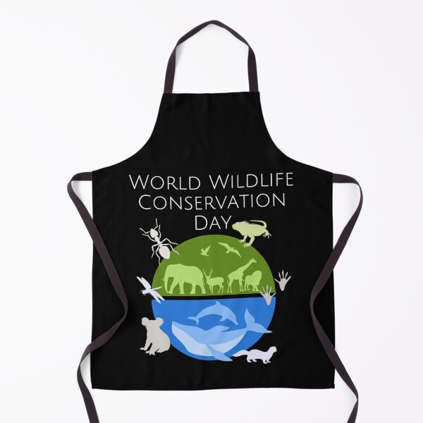 Item preview, World Wildlife Conservation Day Silhouette Nature Design designed and sold by EarthArtDesigns.