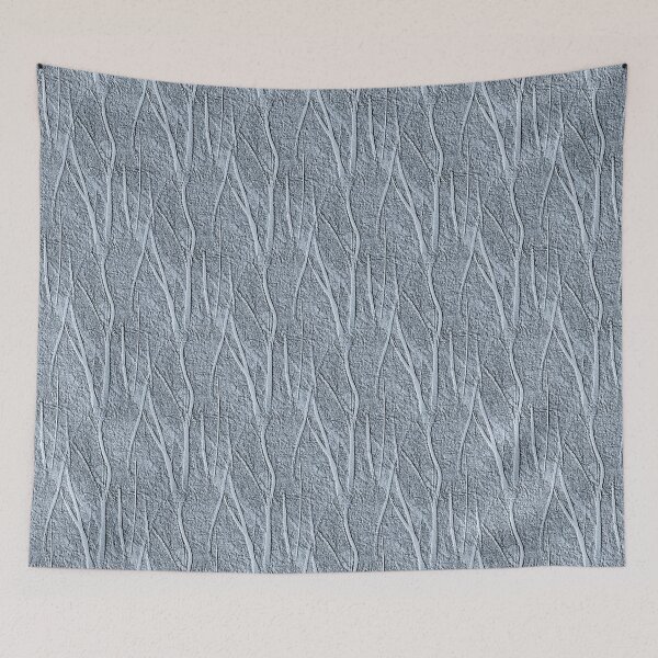Item preview, Boho Twig Foliage Pattern in Pastel Blue designed and sold by Artistestella.