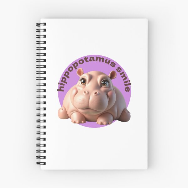 Item preview, Hippopotamus smile 3D designed and sold by Angela95P.