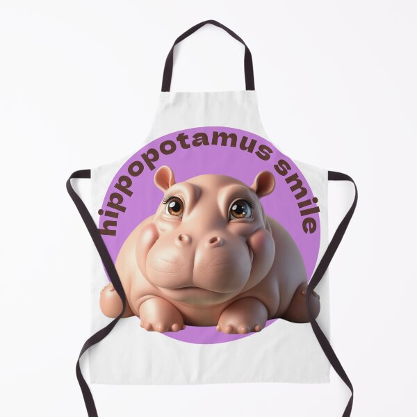 Item preview, Hippopotamus smile 3D designed and sold by Angela95P.