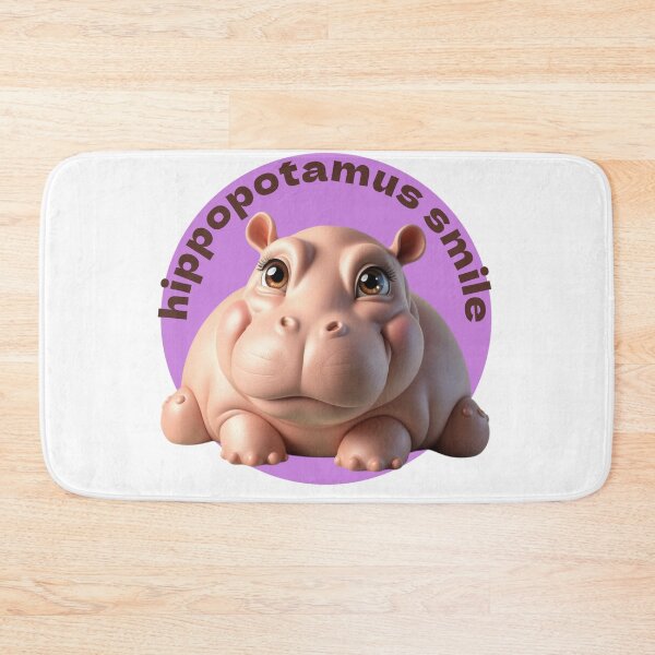 Item preview, Hippopotamus smile 3D designed and sold by Angela95P.