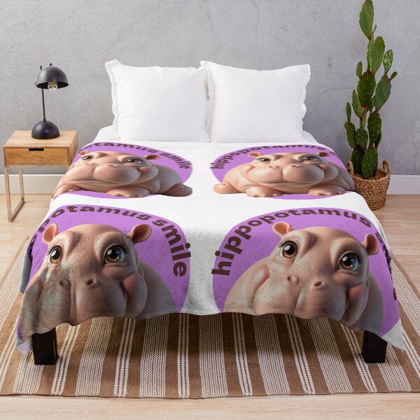 Item preview, Hippopotamus smile 3D designed and sold by Angela95P.