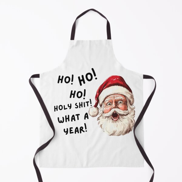 Item preview, Ho Ho Ho Holy Shit What a Year Santa designed and sold by Driftwood Spirits.