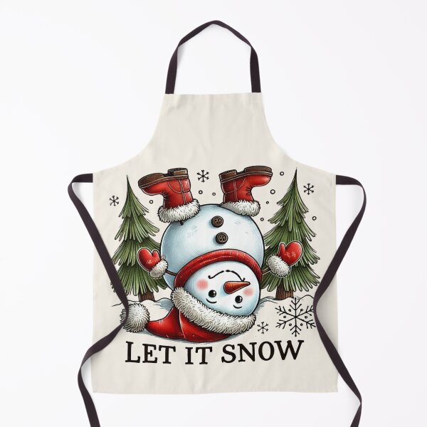 Item preview, Let It Snow Playful Snowman Christmas Holiday designed and sold by Ellisen Prints.